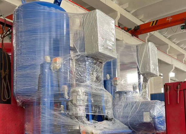 江蘇蘇州專(zhuān)車(chē)直達(dá)定壓補(bǔ)水機(jī)組2套，全自動(dòng)加藥裝置2套，螺旋除污器2臺(tái)